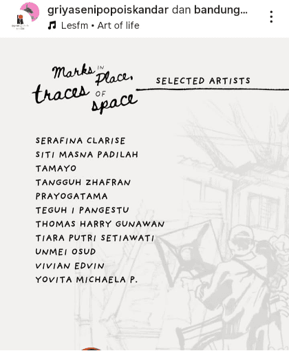 Marks in Place, Trace of Space exhibition announcement