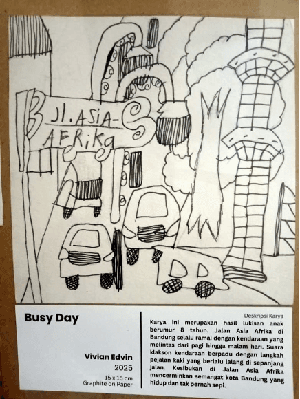 Busy Day on display at Marks in Place, Trace of Space