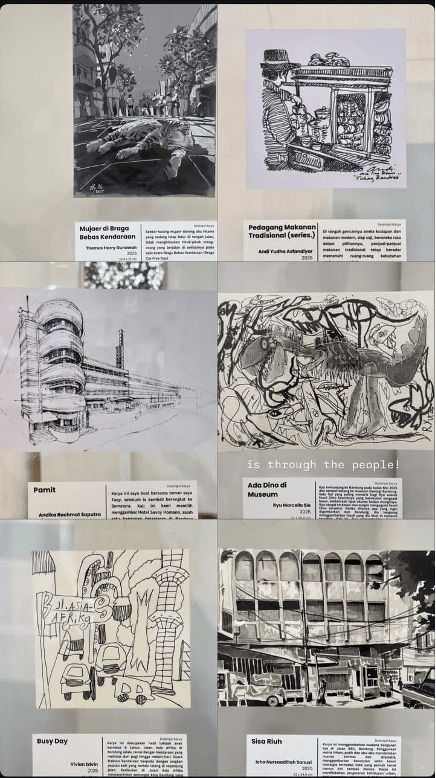 Selected artists at Griya Seni Popo Iskandar